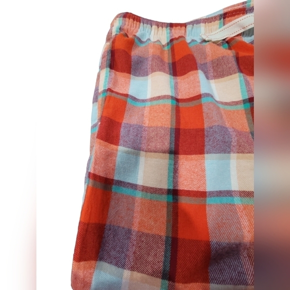 2X 100% Cotton Plaid Pajama Pants with Front Pockets - Picture 4 of 6